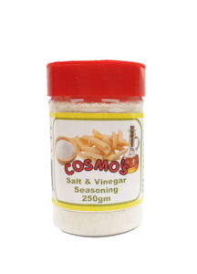 Cosmo's Salt & Vinegar Seasoning Retail Shaker 250gm