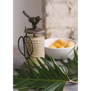 Gifts: Cast Iron String Holder With Scissors