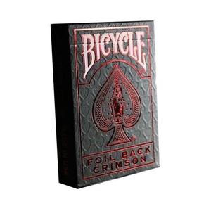 Bicycle Foil Back Crimson – JAYZ International