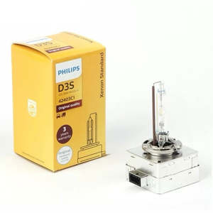 Spark Plug: Philips HID D3S 35W Xenon Standard 4200K Auto Lamp Original Car Headlight Bright White Replacement Upgrade D3 ECE 42403C1, 1x