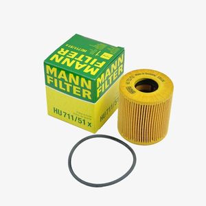 Oil Filter: MANN-FILTER Oil Filter HU711/51x fits Peugeot 508 SW 8E_ 1.6 THP 2.0 HDi