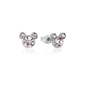 ECC Disney Mickey Mouse April Birthstone Stud Earrings
