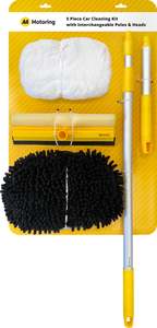 Car Accessories: AA Motoring 5 piece car Cleaning Set