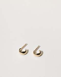 Bridal: Marea Hoops Small, 9k Gold