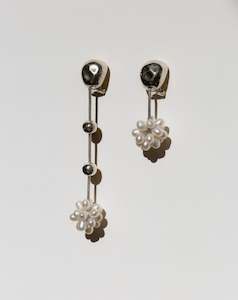 Waves: Treasure Earrings, Silver