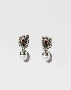 La Mer: Amie Drop, Pink Topaz, Silver