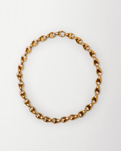 Velvet Necklace, Gold