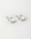 Curva Earrings, Silver