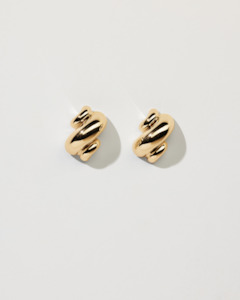 Archive: Terzo Earrings, Gold