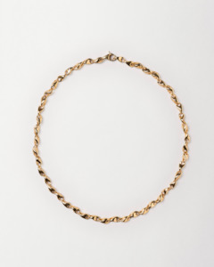 Dahlia Necklace, Gold