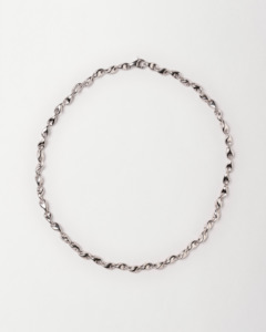 Dahlia Necklace, Silver