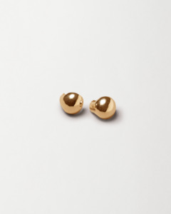 New York New York: Rosetta Earrings, Small, Gold