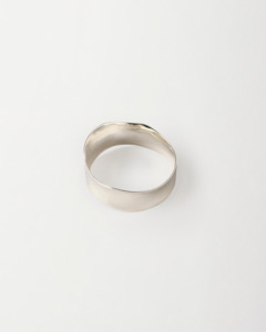 Amore Mio: Ripple Bangle, Silver