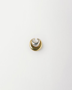 Modernist Ear Cuff, Mixed Metal
