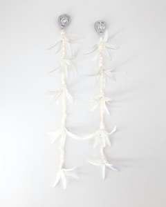 Natural Treasure Pearl Jewellery: Sakura Earrings, Silver