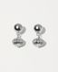 Sora Drop Earrings, Silver