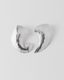 Coil Earrings, Silver