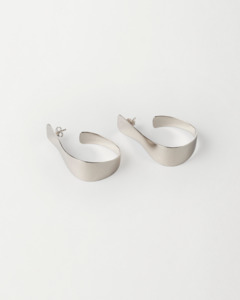 Archive: Curva Earrings, Silver