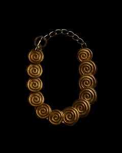 Vintage Statement Gold Necklace