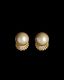 Vintage Pearl & Gold Earrings