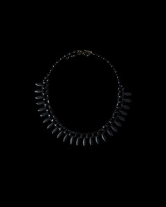 Objects 1: Black tribal necklace