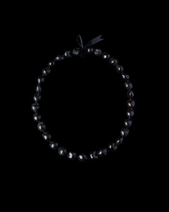 Objects 1: Black Beaded Necklace