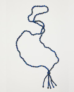 New: Cobalt Tassel Necklace, Blue Lapis