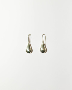 New: Teardrop Earrings, Silver