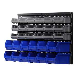 Storage Bin Rack: Giantz 30 Storage Bin Rack Wall Mounted