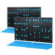 Giantz 108 Storage Bin Rack Wall Mounted