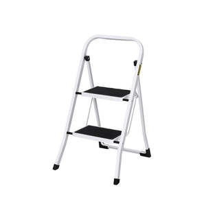 Telescopic Ladder: Giantz 2 Step Ladder Multi-Purpose Folding Steel Light Weight Platform