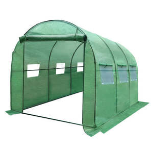 Greenhouses: Green Fingers Greenhouse 3x2x2M Walk in Green House Tunnel Plant Garden Shed Dome