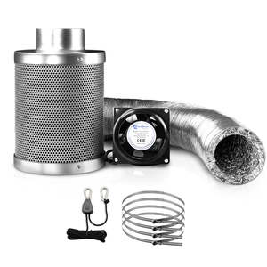 Grow Tent: Green Fingers 4"Ventilation Kit Fan Hydroponics Grow Tent Kit Carbon Filter Duct,Green Fingers 4"Ventilation Kit Fan Hydroponics Grow Tent Kit Carbon Filter Duct