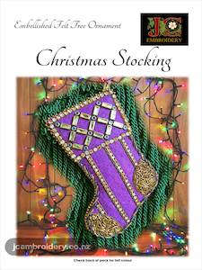Kit: Embellished Felt Ornament - Christmas Stocking