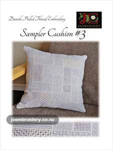 Danish Pulled Thread: Danish Pulled Thread Sampler Cushion #3