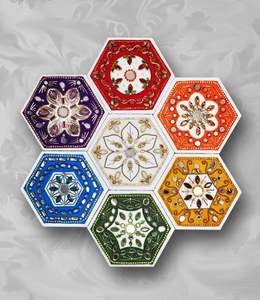 Coloured Metal Threads: Rainbow Mandala - Embellished Metal Embroidery