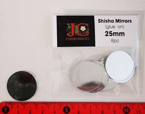 Embellishment Packs - Shisha Mirrors 25mm