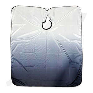 Towel Cape Apron Uniform: Cutting Cape Joint Buckle Gradient Black White Style K134 140x170mm J26WKS