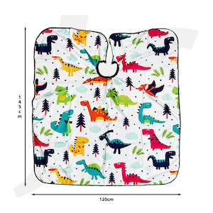 Child Kid Cutting Cape With Cartoon Dinosaur 120x145cm J26DCR