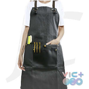 Towel Cape Apron Uniform: VIC+ Canvas Apron Dark Grey J26CAD
