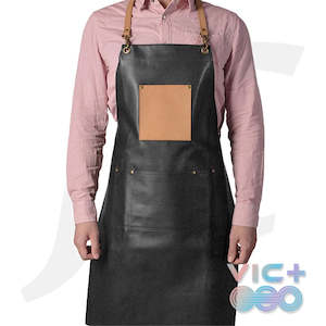 VIC+ Synthetic Leather Apron Dark Grey J26SLA