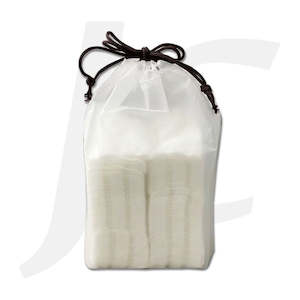 Makeup Bush Puff Accessories: Cotton Pads Makeup Puff In Plastic Pouch 100pcs J61PPF
