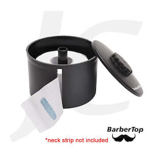Sprayer Mirror Neck Strip Brush: BarberTop Neck Strip Dispenser Black J24DKS