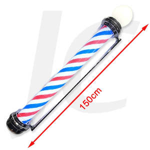 Barber Pole Long Slim Style With Bulb 150cm J35SLU