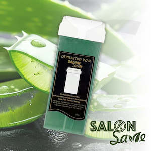 SALON Save Depilatory Wax Cartridge Roller Less Pain Allergy Aloe Vera 100g J41EAE