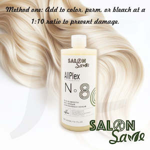 SALON Save AllPlex Silk & Smooth Anti-break Hair Essence Serum Method One 400ml J12SP1*