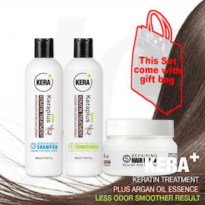 Keratin: Keraplus Keratin Shampoo Conditioner Mask Set With Gift Bag 2xxmlx3 J16TWH**