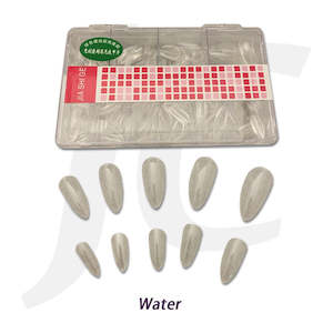 JIA SHI GE Plastic Nail Tips Water Clear Color 500pcs J84TWC