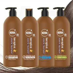 Cynos Keraplus Keratin Treatment Set Strong Formula Large Set Includes 1000mlx4 J16 KLS**