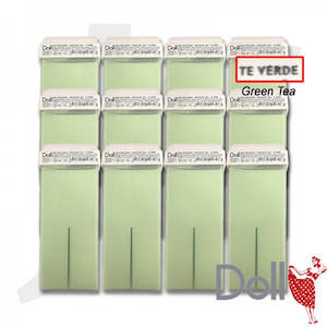 Doll Depilatory Wax Made In Italy: Doll Wax Cartridge Green Tea 100mlX12 J41DGC12